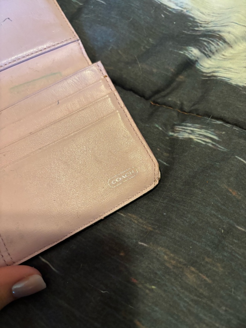 Coach Black Leather Clutch Wallet with Signature Plaque - Picture 6 of 6